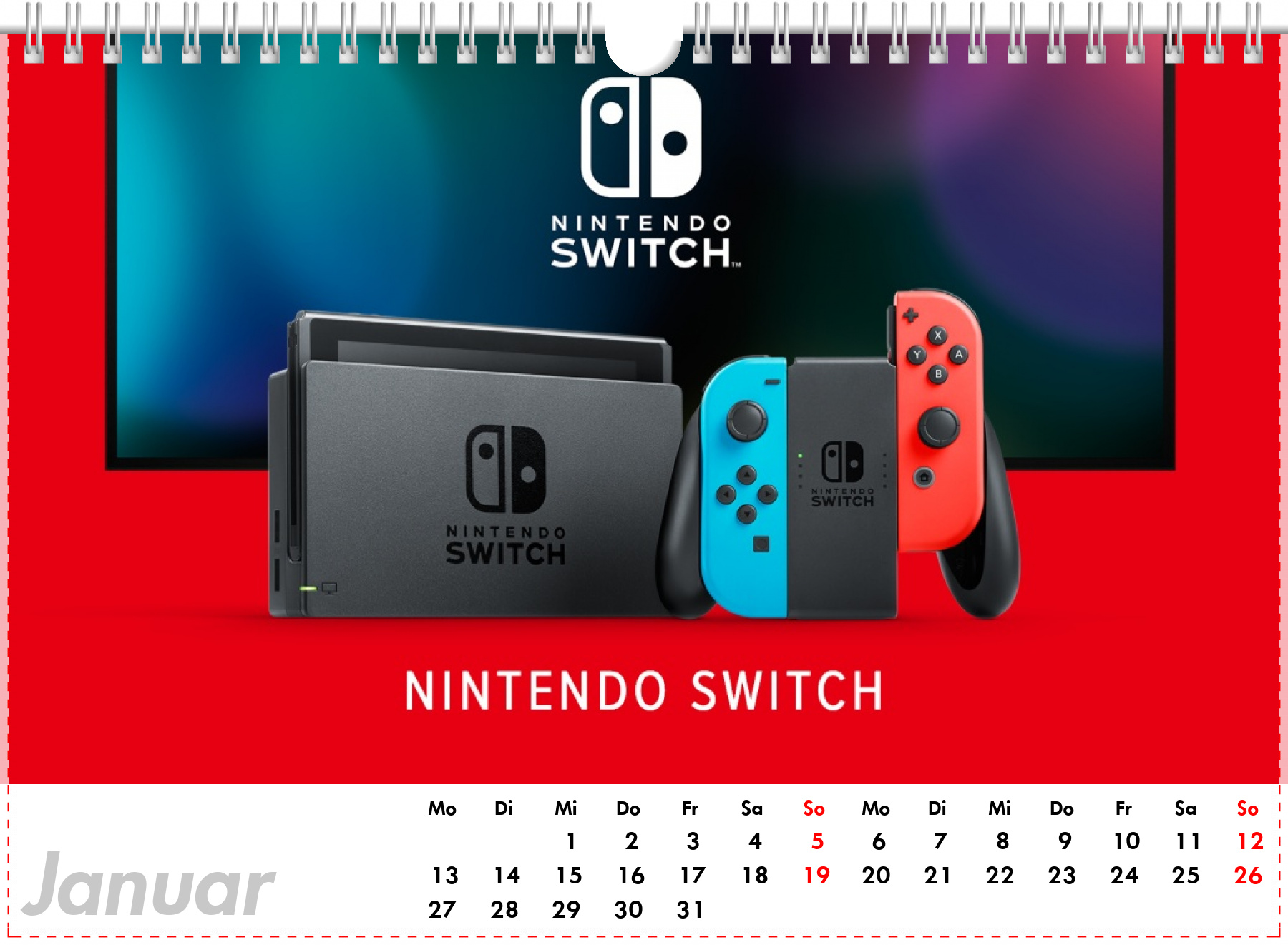Nintendo Switch November Calendar Benni Beatrice