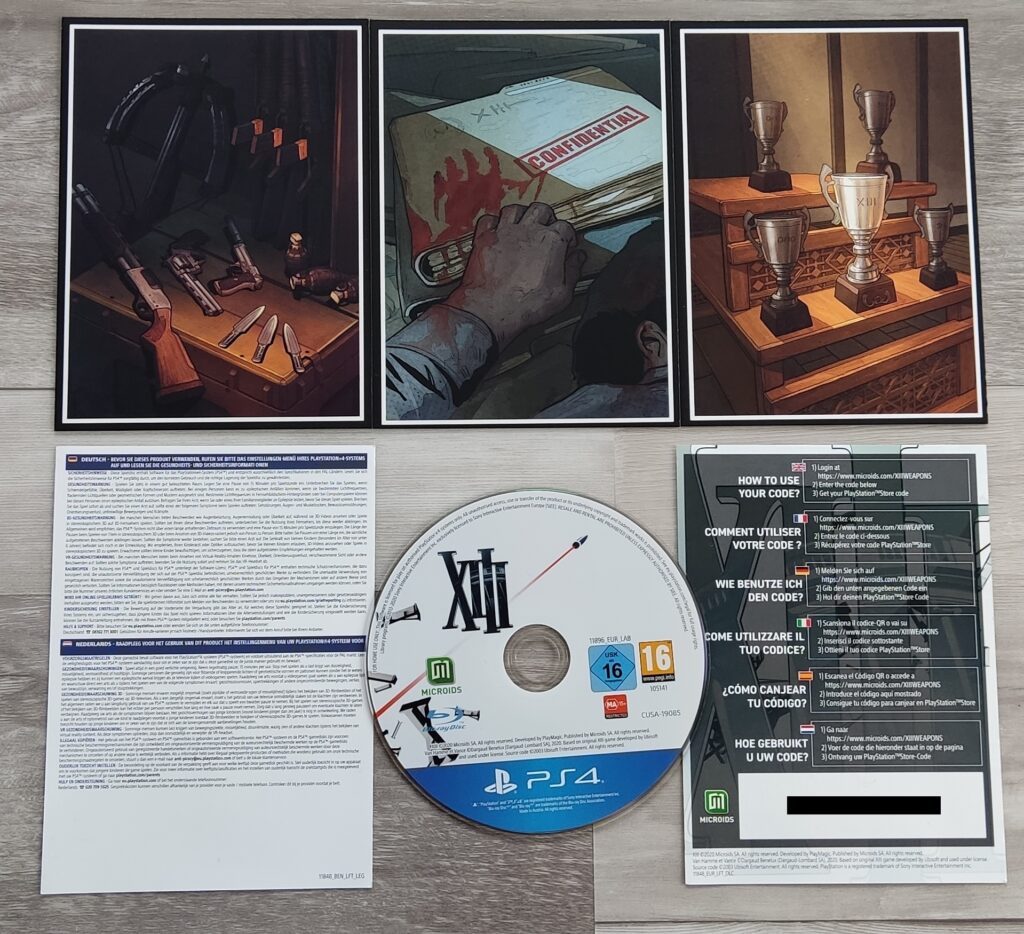 XII Remake (PS4 ; Beilagen und Disc [Frontalsicht])