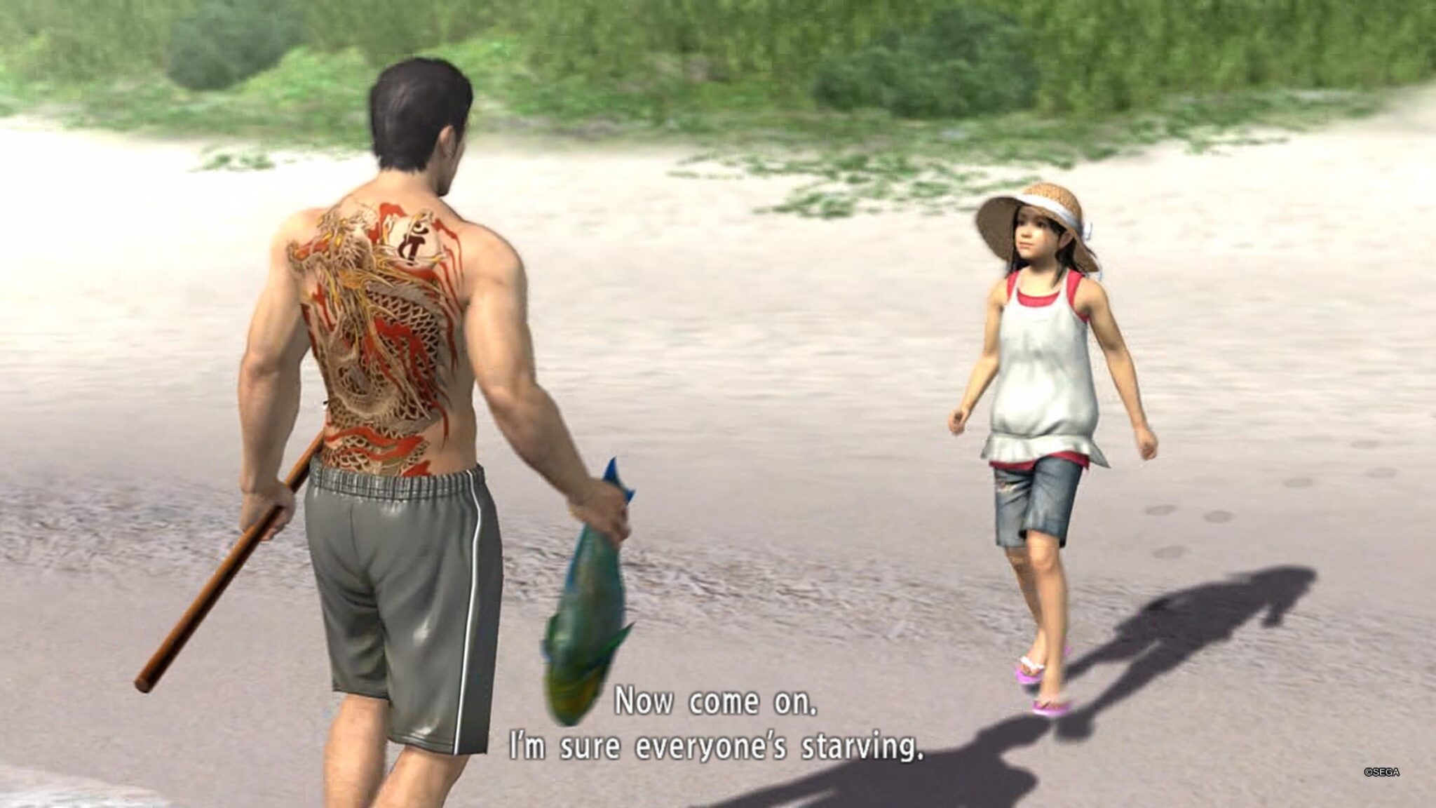 Eine Sequenz aus Yakuza 3.