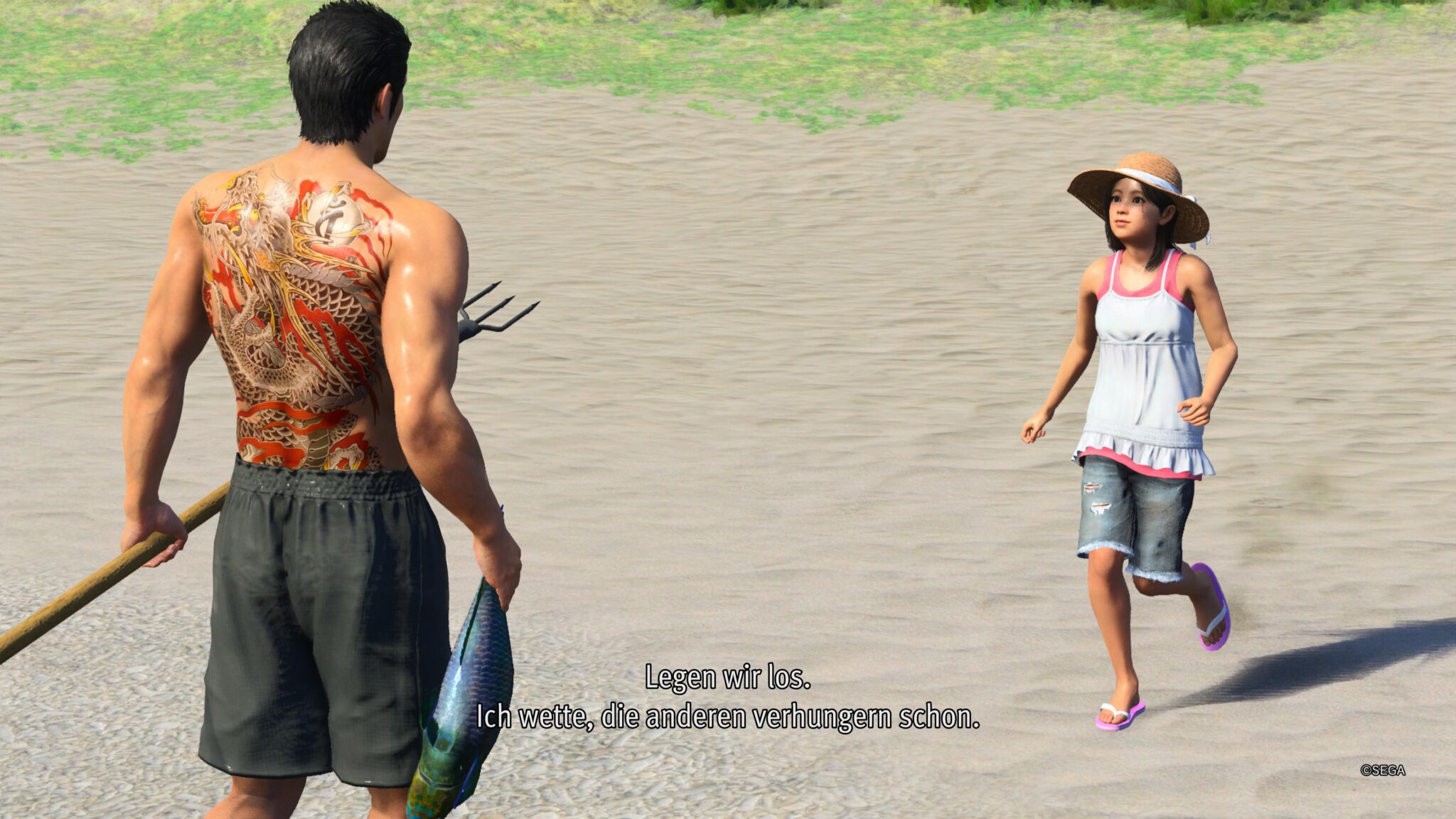 Dieselbe Sequenz aus Kiwami 3.
